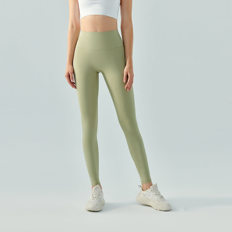 Warm fleece yoga pants women high elastic sports tights autumn and winter warm fitness leggings Featherun