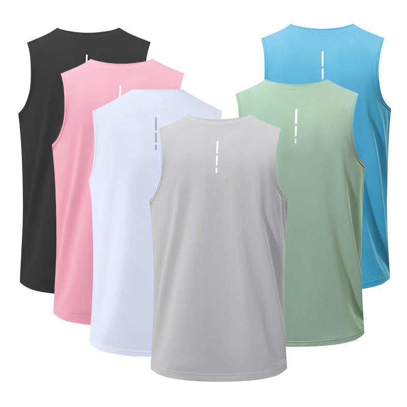 Men's Sleeveless Athletic Tank Top Quick Dry Vest for Gym Fitness Marathon Basketball Featherun
