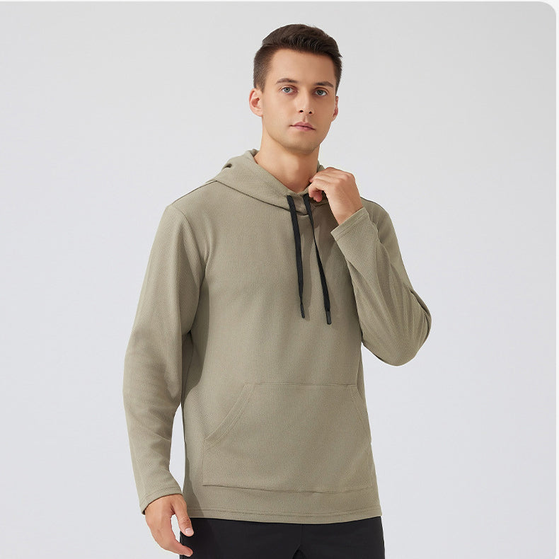 New Hooded Long Sleeve Pullover Casual Active Hoodie for Outdoor Running & Fitness Featherun