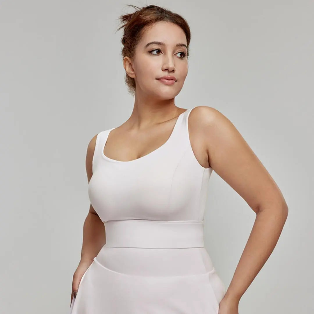Women's plus size yoga vests push up enlarge breast pads beautiful back Pilates bra Featherun
