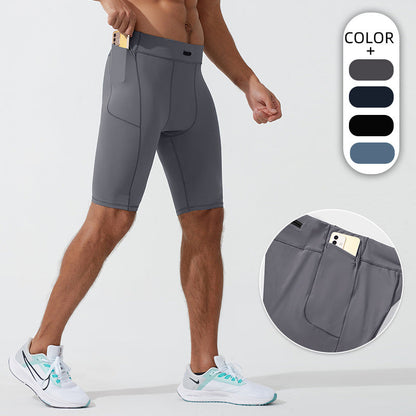 Sport Compression Shorts for Men High Stretch Breathable Tight Training Shorts Featherun