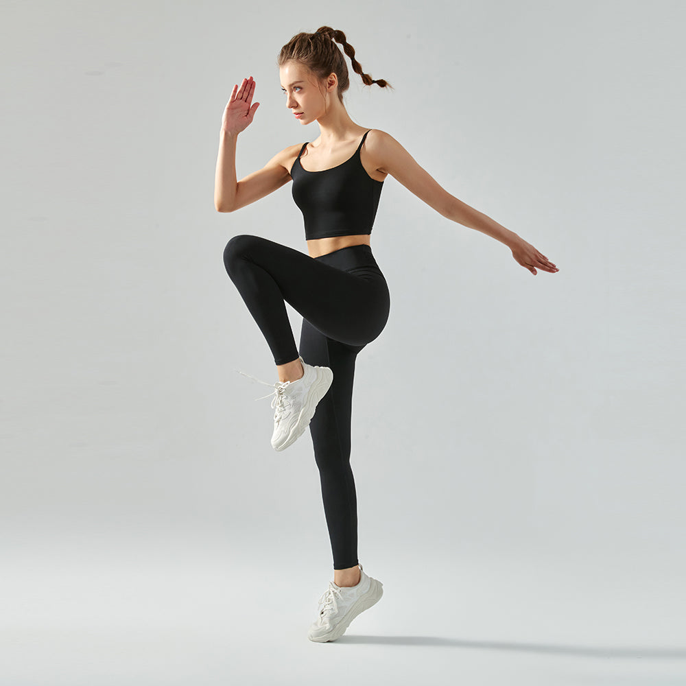 yoga pants high waist hip lift seamless cloud yoga clothes fitness sports quick drying tights Featherun