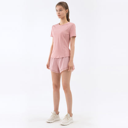 Anti-exposure sports shorts summer loose running fitness short casual high-waisted pants