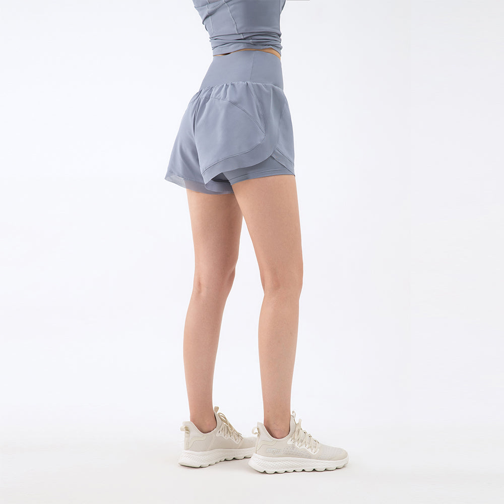 Anti-exposure sports shorts summer loose running fitness short casual high-waisted pants