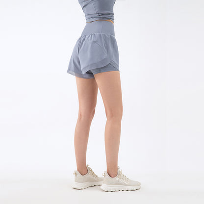 Anti-exposure sports shorts summer loose running fitness short casual high-waisted pants