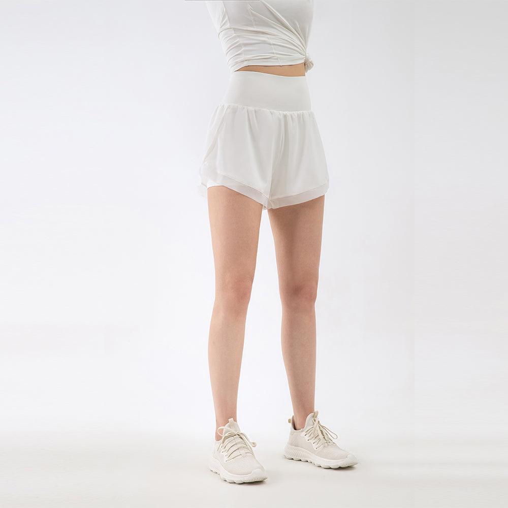 Anti-exposure sports shorts summer loose running fitness short casual high-waisted pants