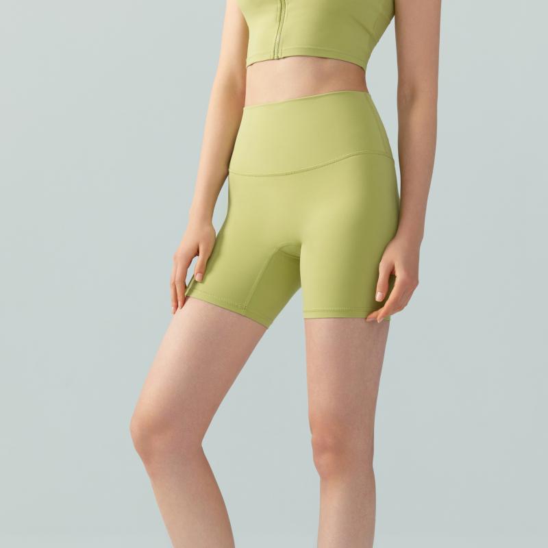 Yoga Tight Shorts Women Summer High-Elastic Quarter Cycling Pants ts Fitness Featherun