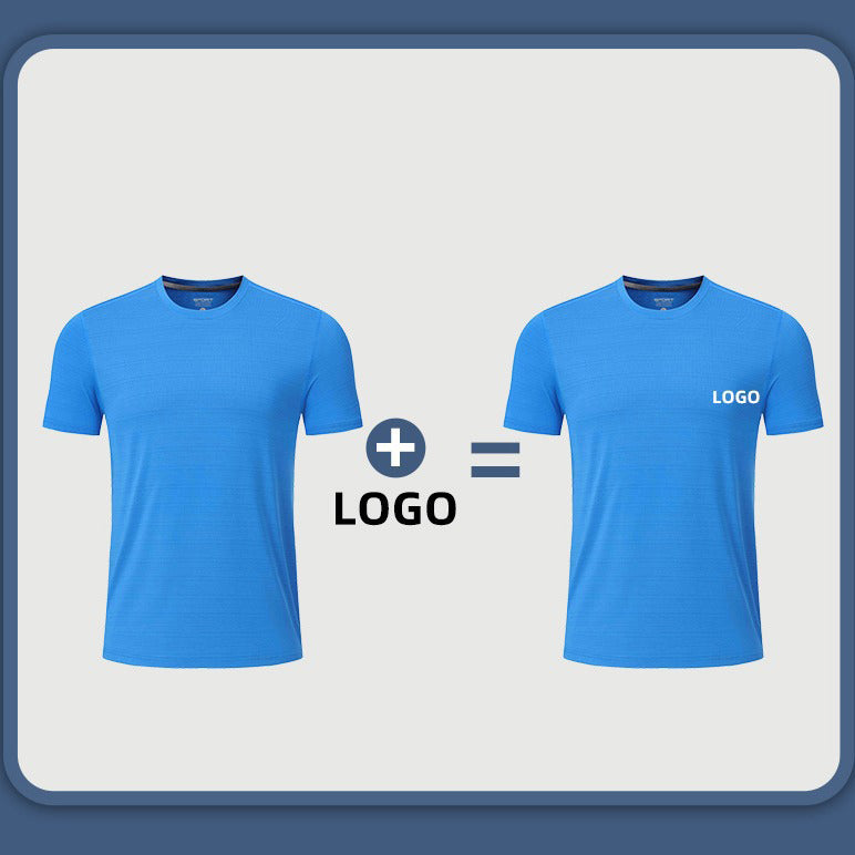 Factory Custom Quick Dry Sports T Shirts for Men woman Short Sleeve Logo Text Printing weaer
