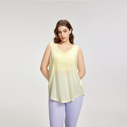 Tops Loose Yoga Wear Blouse Girls Solid Color Plus Size Women's Summer Clothes