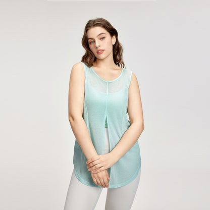 Tops Loose Yoga Wear Blouse Girls Solid Color Plus Size Women's Summer Clothes