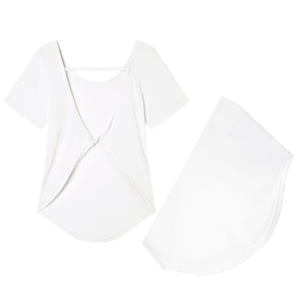 Large size short-sleeved women's T-shirt loose breathable wear