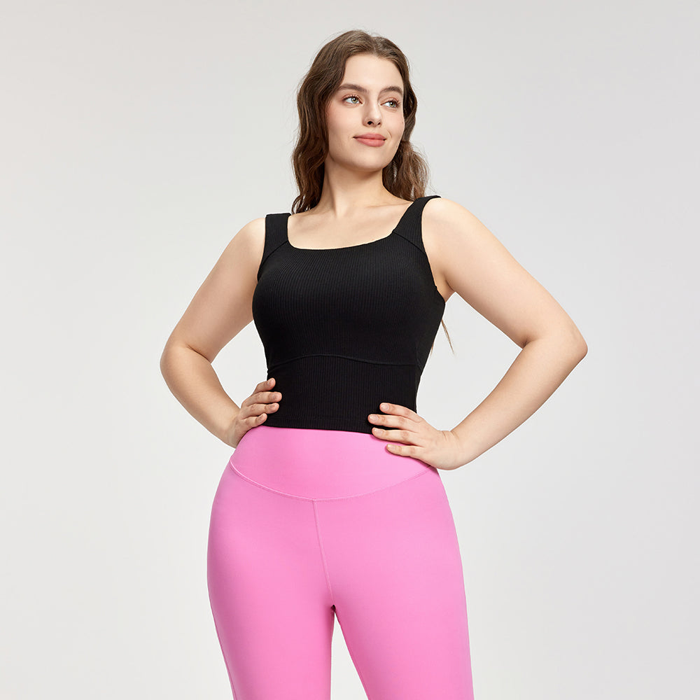 Sport vests for women with chest pads wide shoulders, breast reduction plus size women