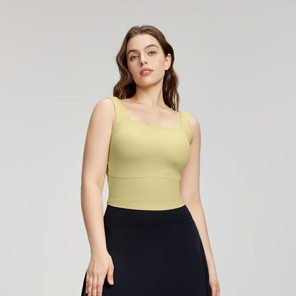 Sport vests for women with chest pads wide shoulders, breast reduction plus size women