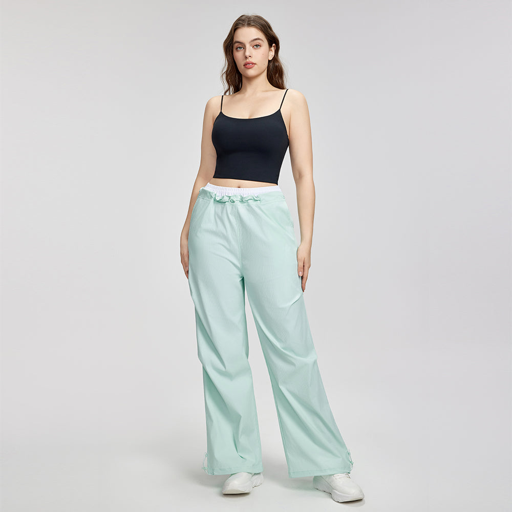 American wide leg pants for women outdoor hiking and mountaineering loose casual pants