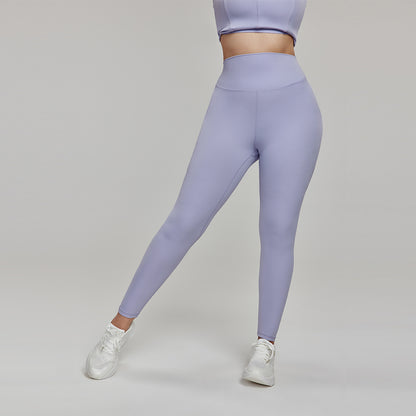 High waist tummy control yoga pants antibacterial seamless fitness pants for women