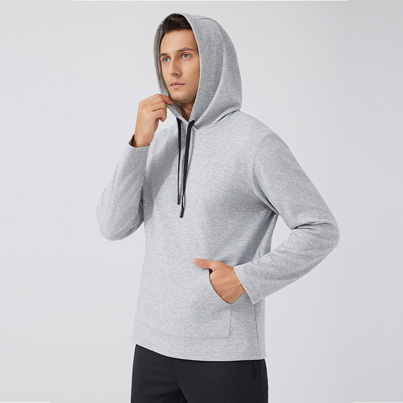 New Hooded Long Sleeve Pullover Casual Active Hoodie for Outdoor Running & Fitness Featherun