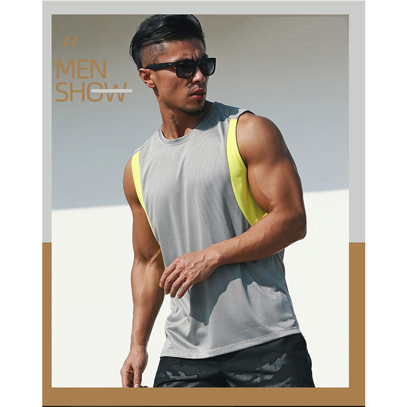 Men's Tank Top  Summer Loose Casual Quick-Dry Breathable Vest for Running