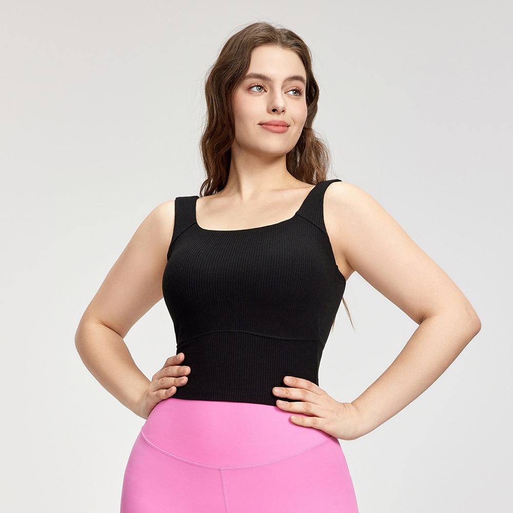 Sport vests for women with chest pads wide shoulders, breast reduction plus size women