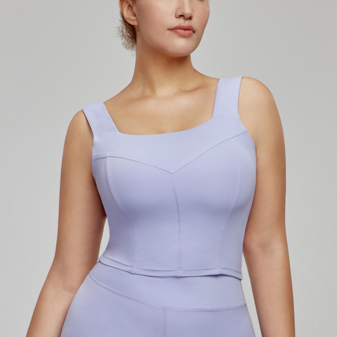 Plus size yoga clothing vest American  new sister fitness sports back