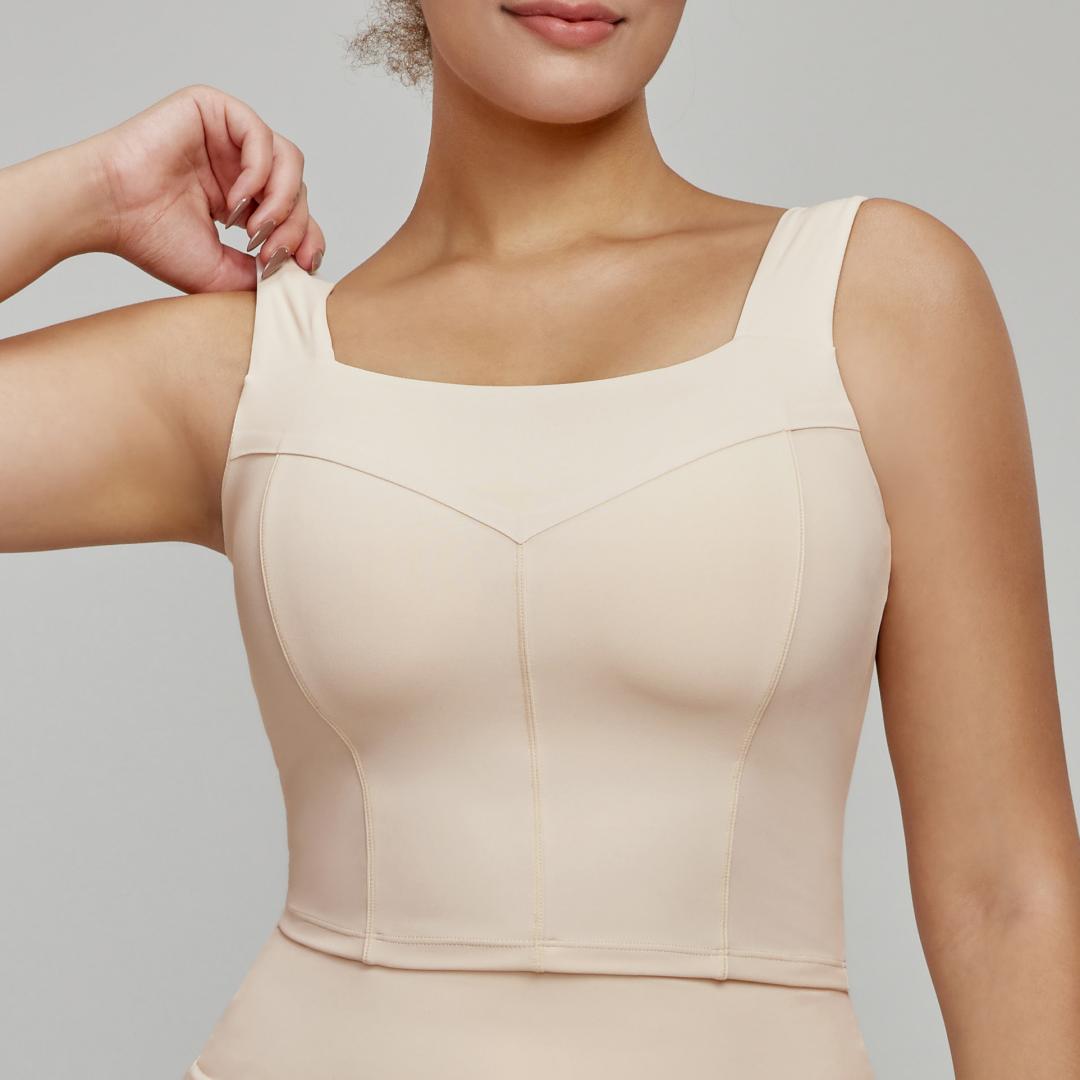 Plus size yoga clothing vest American  new sister fitness sports back