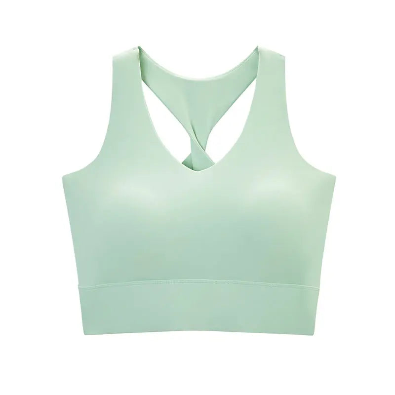 Shock-proof enlarged yoga wear bra fitness top factory