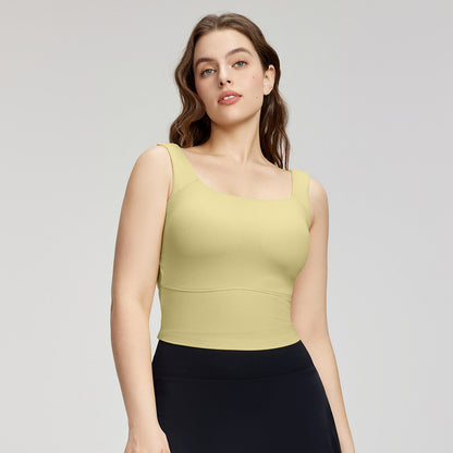 Sport vests for women with chest pads wide shoulders, breast reduction plus size women