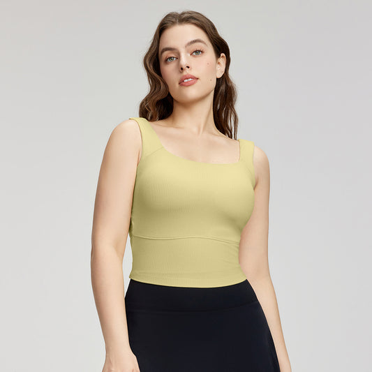 Sport vests for women with chest pads wide shoulders, breast reduction plus size women