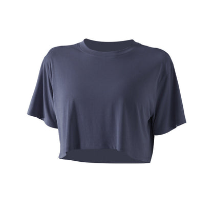 Summer Tops women running exercises midriff-baring short sleeve T-shirts Featherun