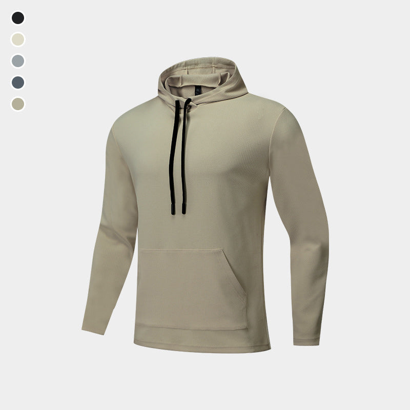 New Hooded Long Sleeve Pullover Casual Active Hoodie for Outdoor Running & Fitness Featherun