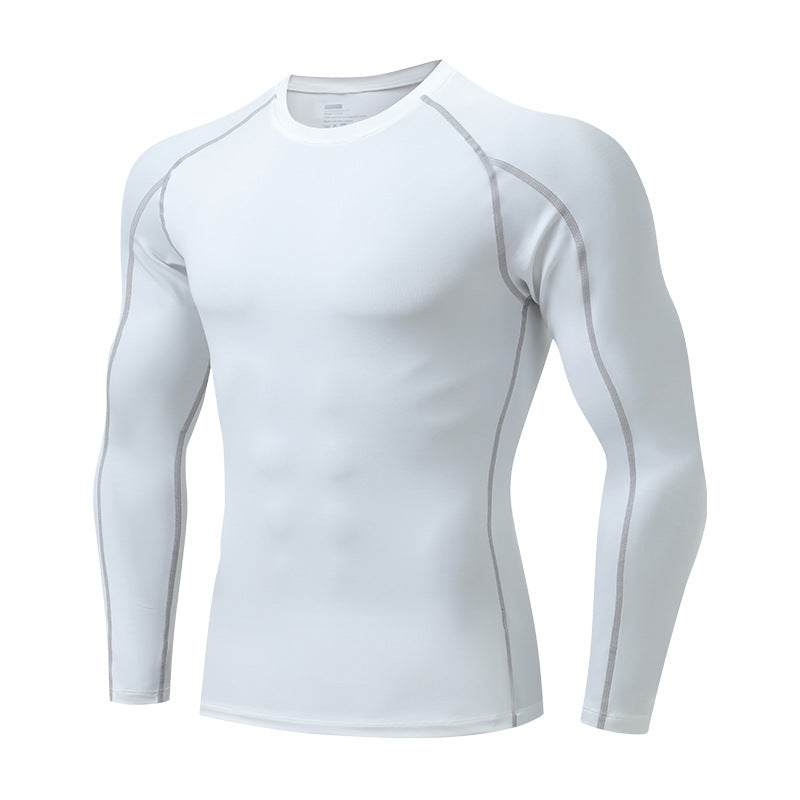 Quick Dry Breathable Stretch Compression Shirt Men’s Long Sleeve for Running & Fitness Featherun