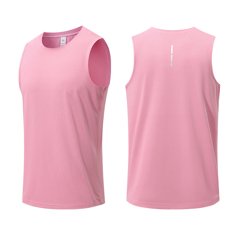 Men's Sleeveless Athletic Tank Top Quick Dry Vest for Gym Fitness Marathon Basketball