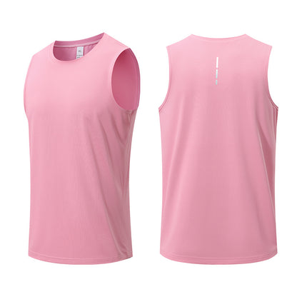 Men's Sleeveless Athletic Tank Top Quick Dry Vest for Gym Fitness Marathon Basketball