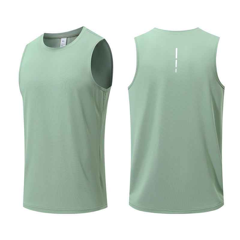 Men's Sleeveless Athletic Tank Top Quick Dry Vest for Gym Fitness Marathon Basketball