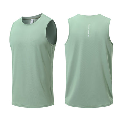 Men's Sleeveless Athletic Tank Top Quick Dry Vest for Gym Fitness Marathon Basketball