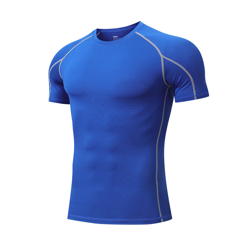 Men's Quick Dry Short Sleeve Fitness T-Shirt for Running  Marathon Workout Training Featherun