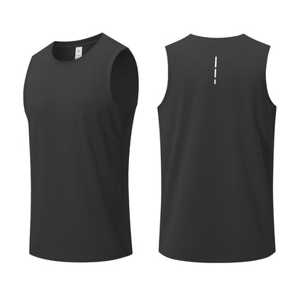 Men's Sleeveless Athletic Tank Top Quick Dry Vest for Gym Fitness Marathon Basketball