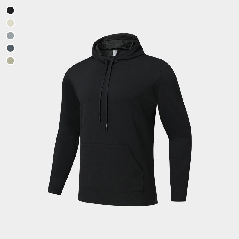 New Hooded Long Sleeve Pullover Casual Active Hoodie for Outdoor Running & Fitness Featherun