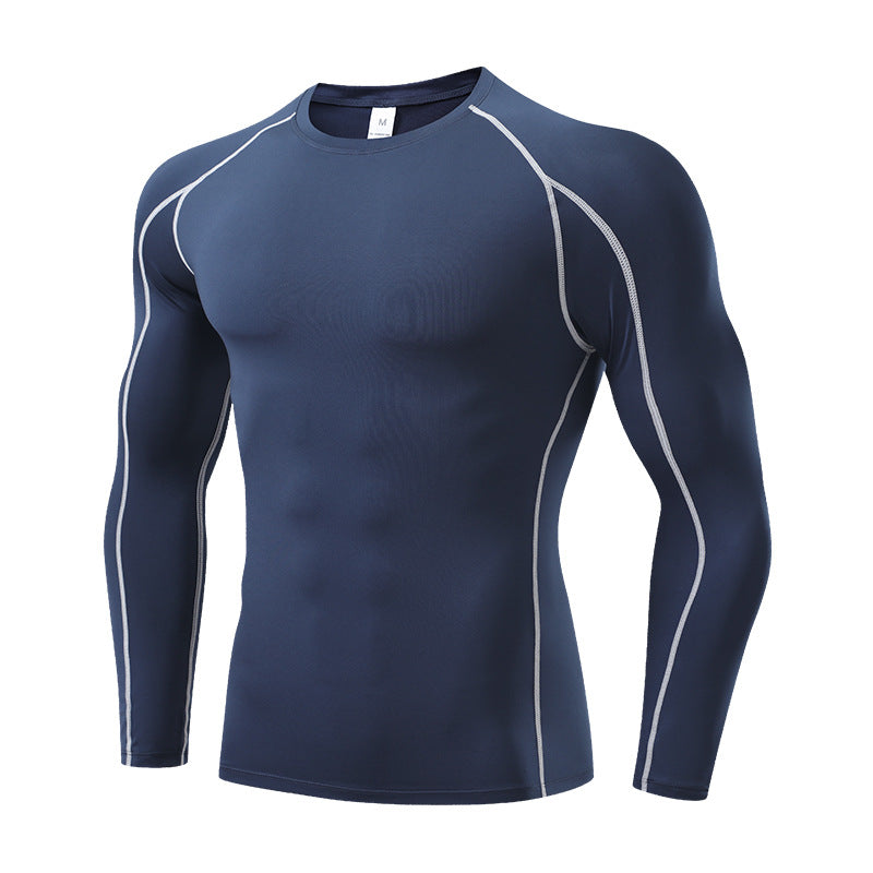 Quick Dry Breathable Stretch Compression Shirt Men’s Long Sleeve for Running & Fitness Featherun
