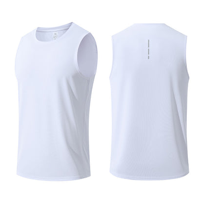Men's Sleeveless Athletic Tank Top Quick Dry Vest for Gym Fitness Marathon Basketball