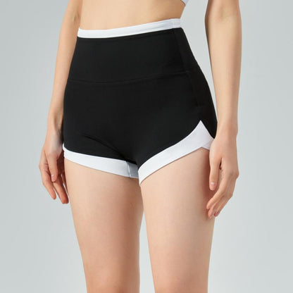 Girl Yoga shorts  nude-feeling peach sports shorts  fitness gym wear