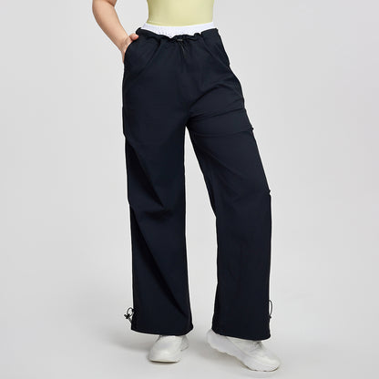 American wide leg pants for women outdoor hiking and mountaineering loose casual pants