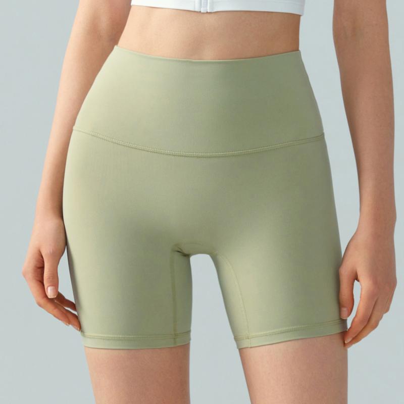 Yoga Tight Shorts Women Summer High-Elastic Quarter Cycling Pants ts Fitness Featherun