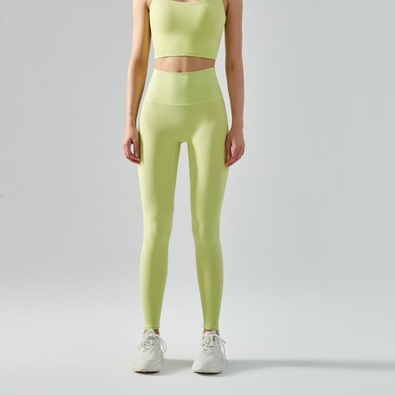 yoga pants high waist hip lift seamless cloud yoga clothes fitness sports quick drying tights Featherun