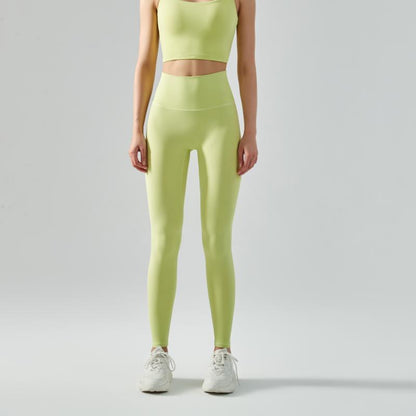 yoga pants high waist hip lift seamless cloud yoga clothes fitness sports quick drying tights Featherun