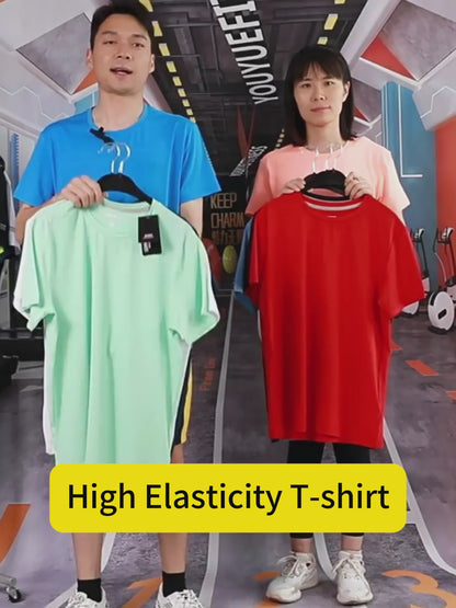 Factory Custom Quick Dry Sports T Shirts for Men woman Short Sleeve Logo Text Printing weaer